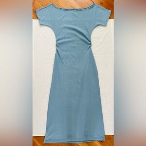 Free People Beach Blue Midi Dress